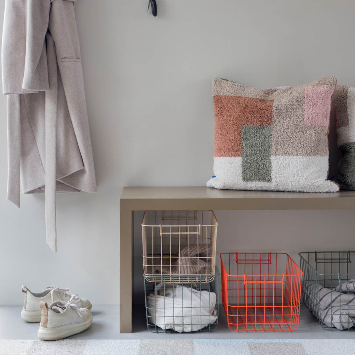 Mette Ditmer STORE-IT metallkorg 37x26x20 cm sand