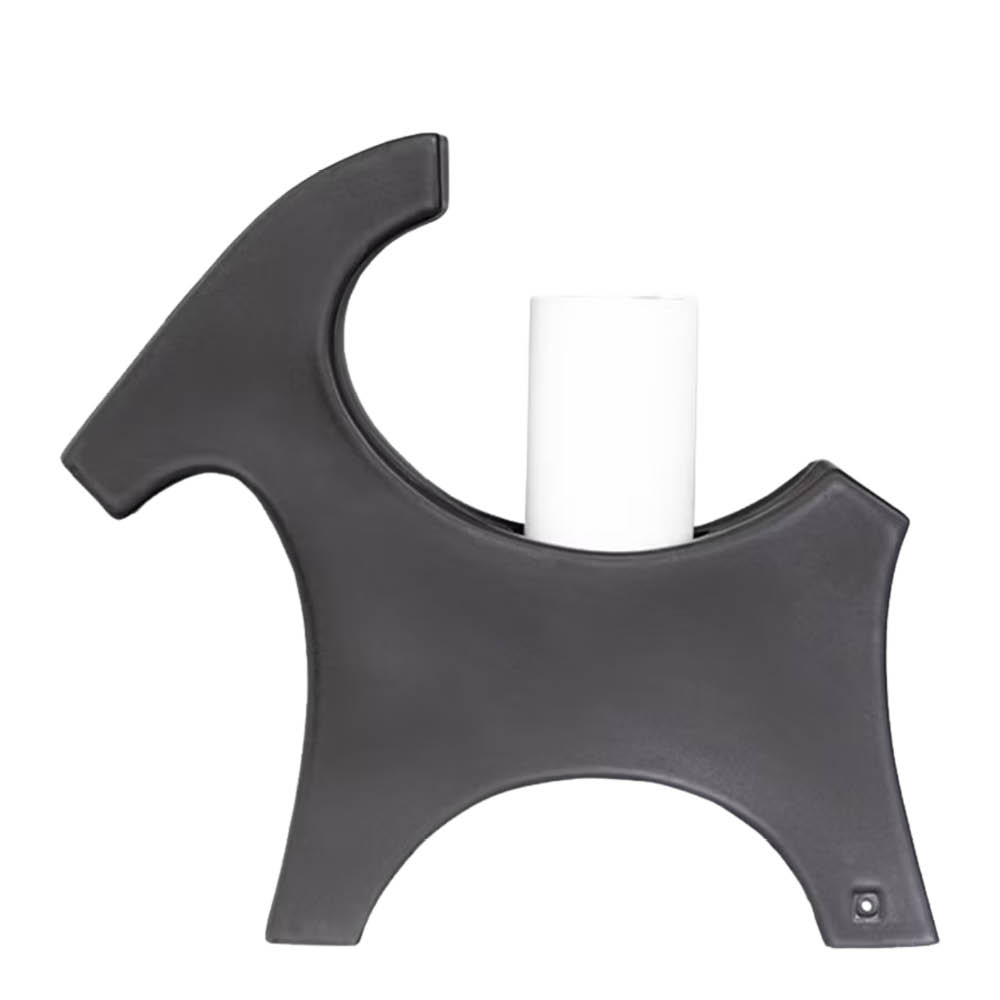 Rotor Design Lysestake keramikkbukk for kubbelys 38x34 cm svart