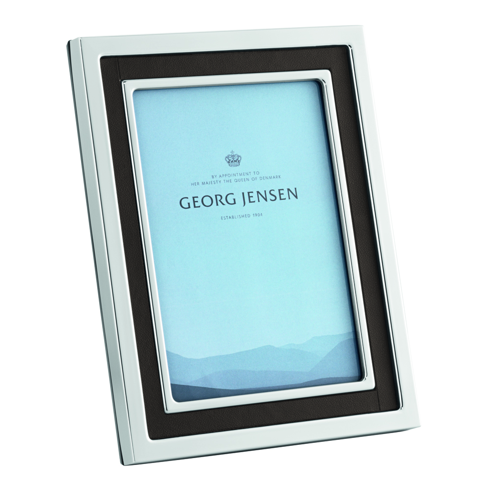 Georg Jensen - Manhattan Kehys 23x18 cm Teräs/Nahka