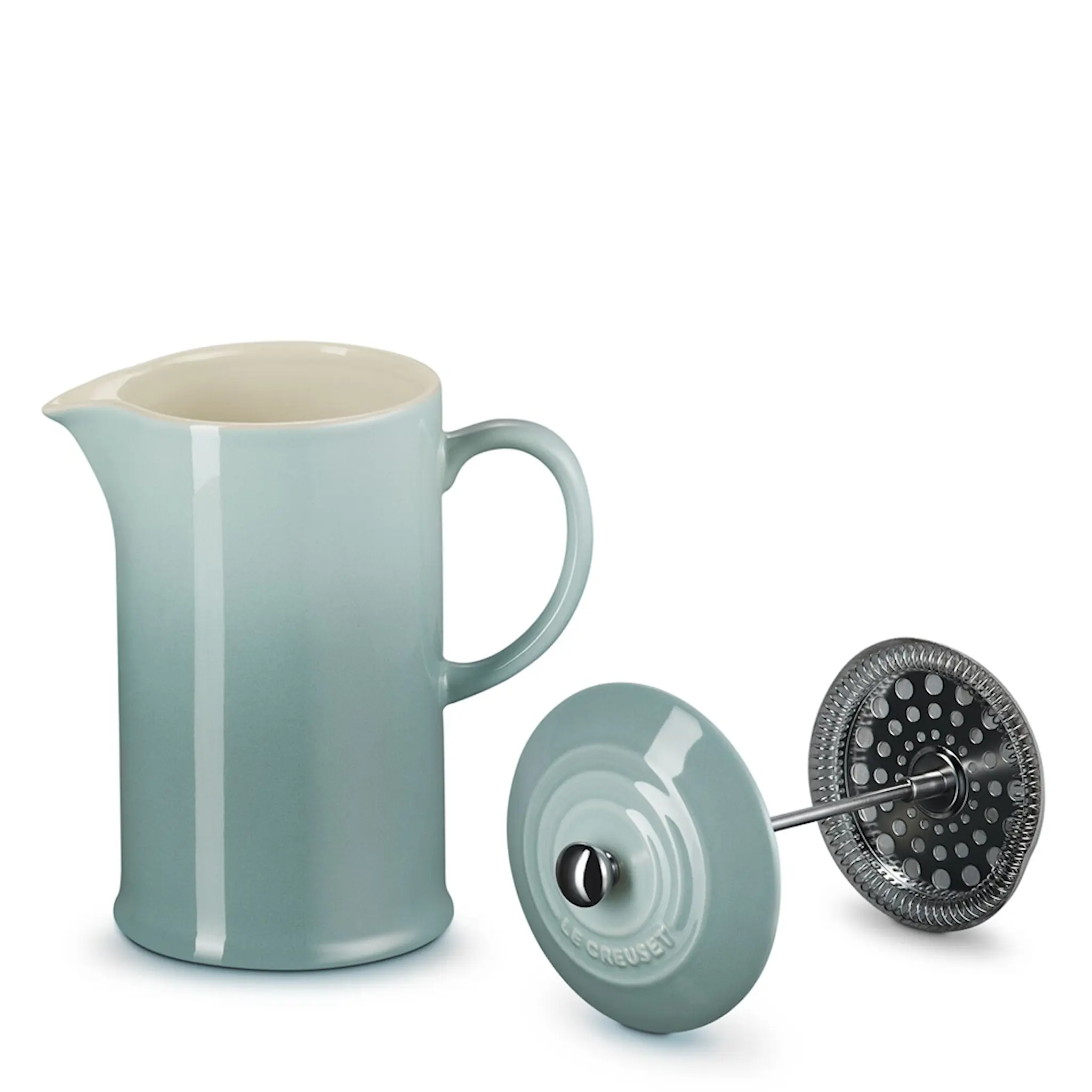 Le Creuset Presskanna 1 L sea salt