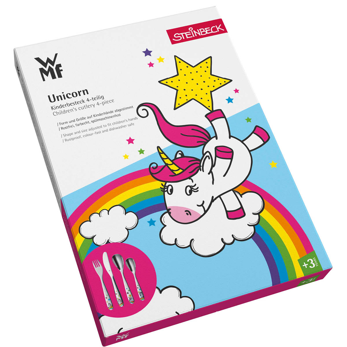 WMF Bestickset Barn 4 Delar Enhörning