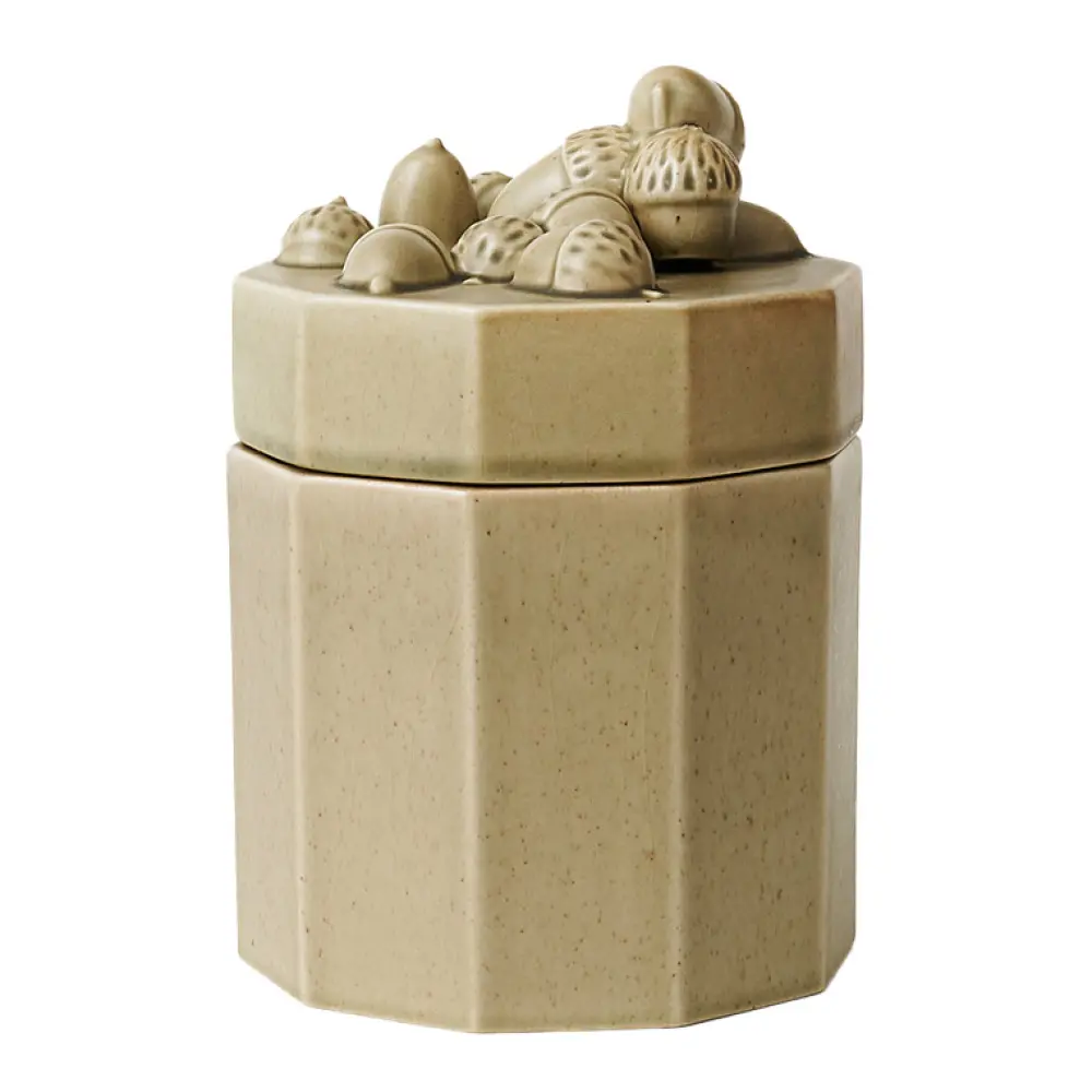 Arabesque duftlys lemongrass 17 cm acorn graystone