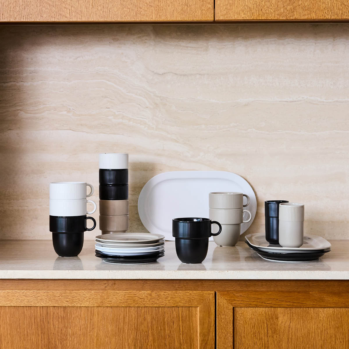 Sagaform Inka tekopp 37,5 cl hvit