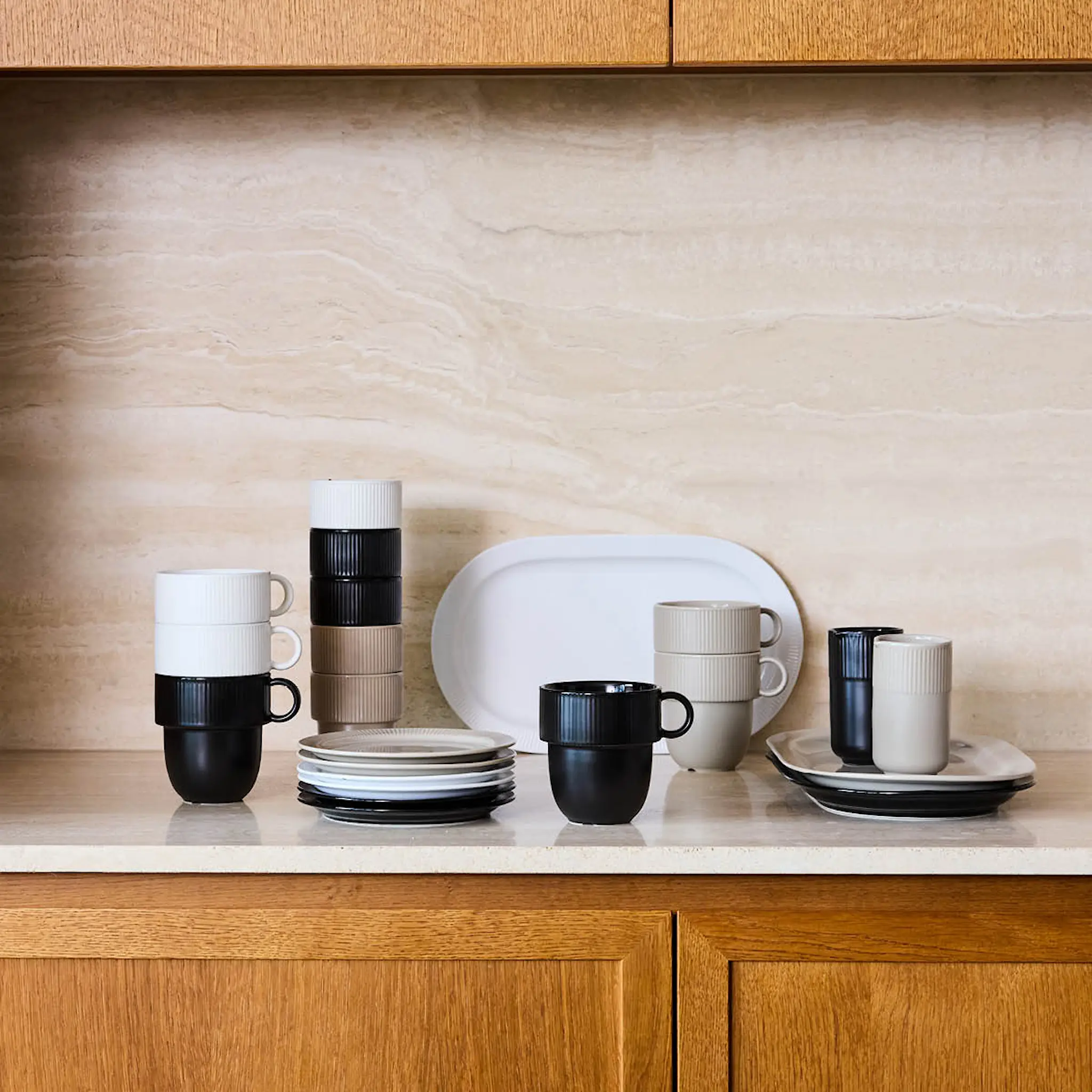 Sagaform Inka tekopp 37,5 cl hvit