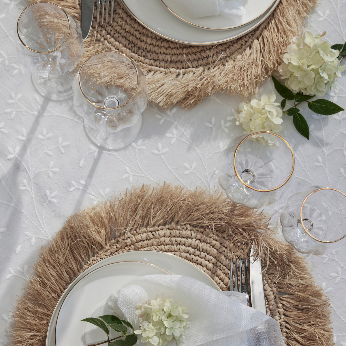 Lene Bjerre Eloise duk 280x160 cm sand