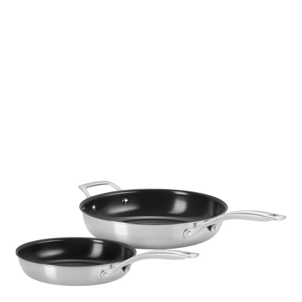 Le Creuset Essential 3-ply Paistinpannusetti 24+28 cm Keraaminen