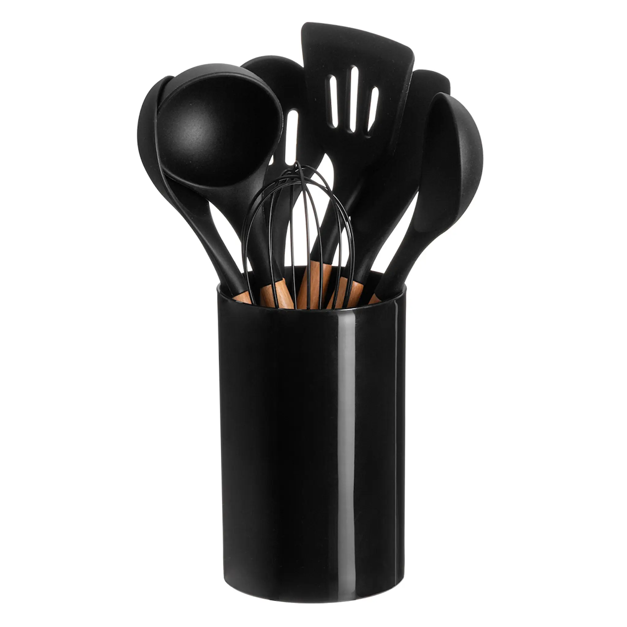 Maku Kitchen Life Köksredskapsset 7 delar svart/bok