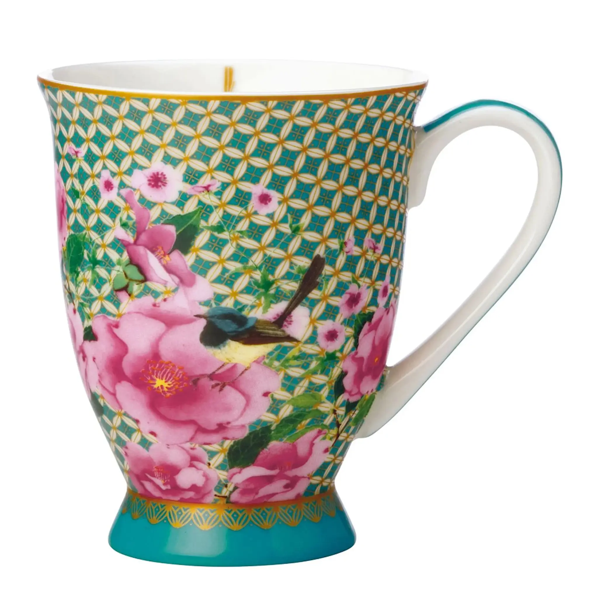Maxwell & Williams Silk Road mugg 40 cl blå