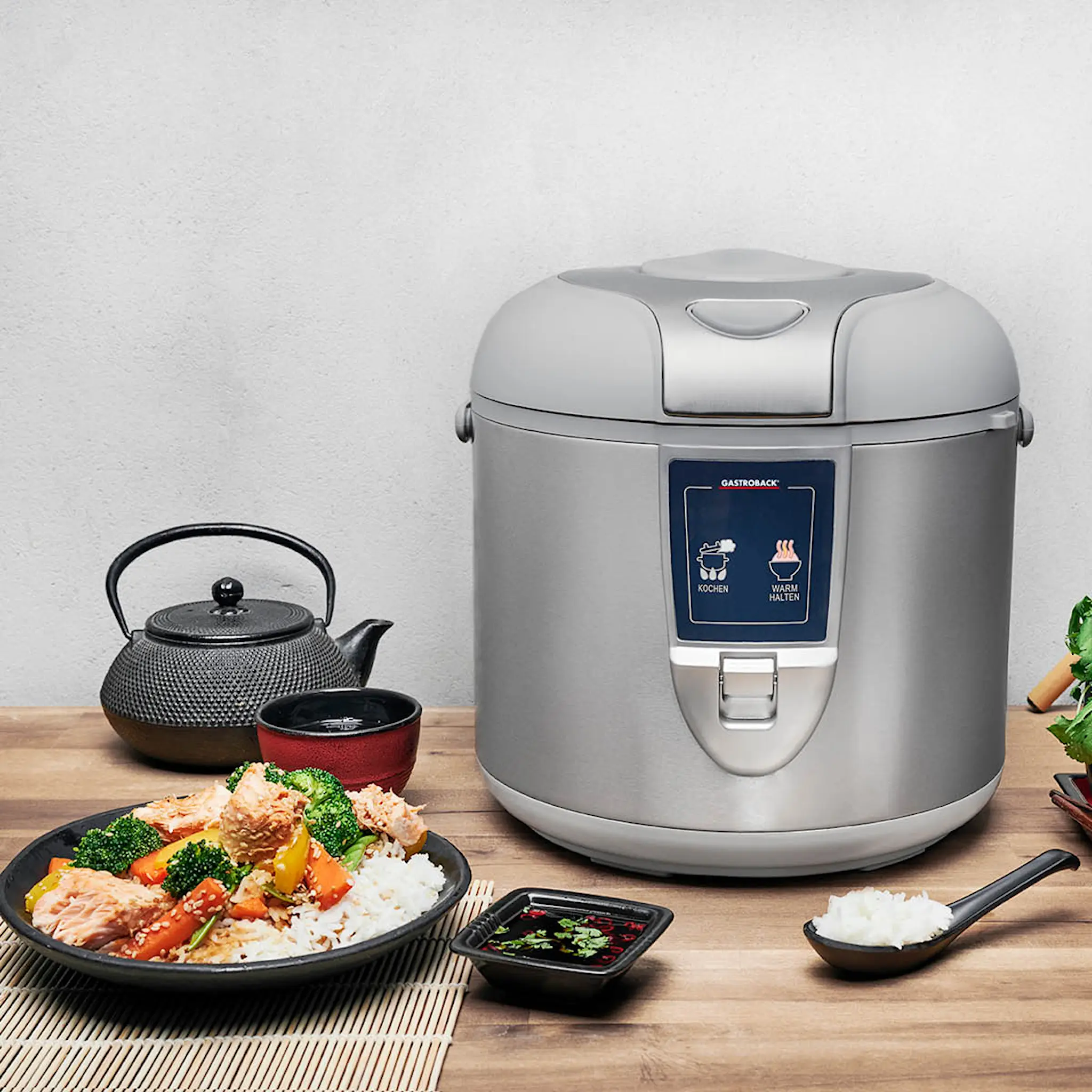 Gastroback Design riskokare 5 L Pro rostfritt stål