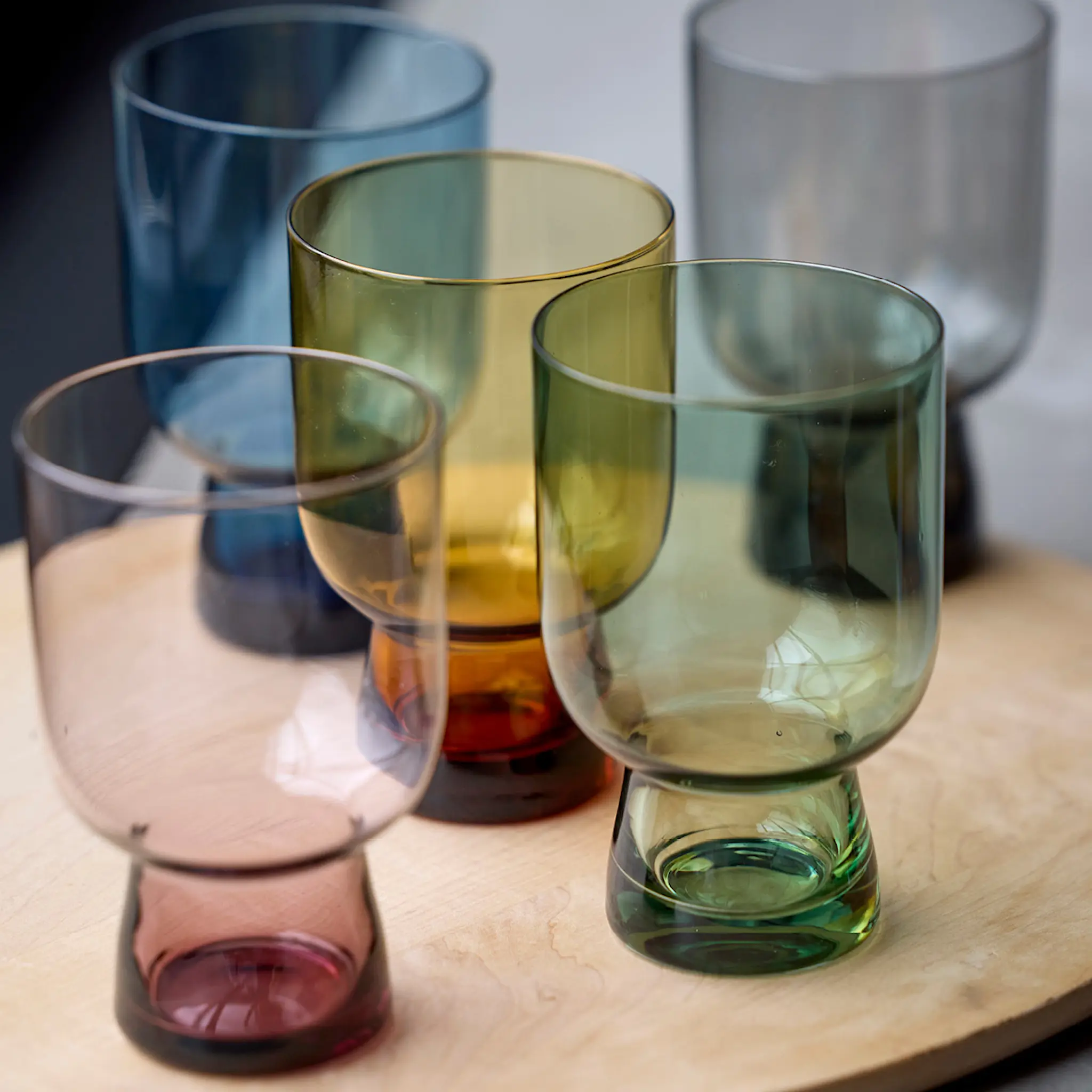 Lyngby Glas Sorrento Juomalasi 30 cl 4 kpl Ruskea