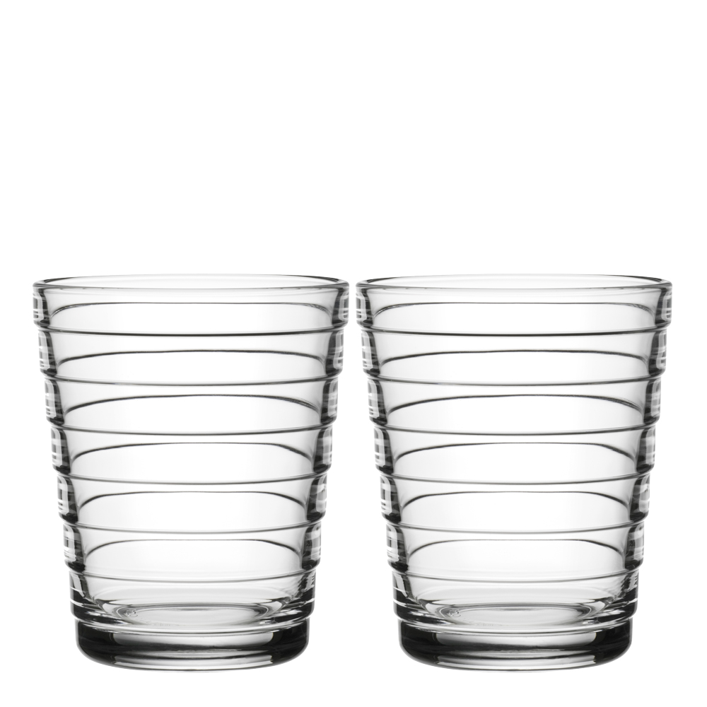iittala Aino Aalto Glas 22 cl 2-pack Klar