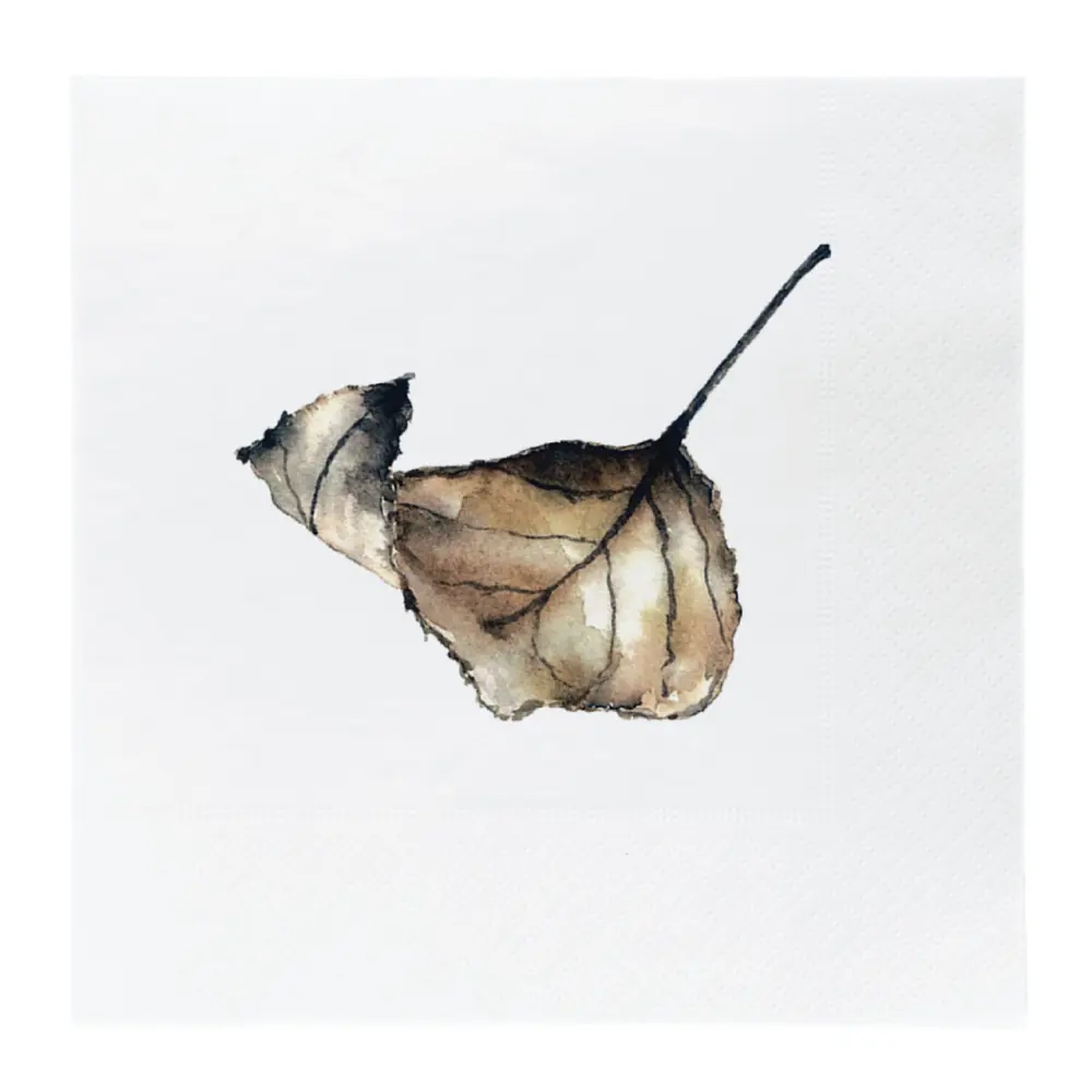 Servett 33x33 cm Syksyn lehti