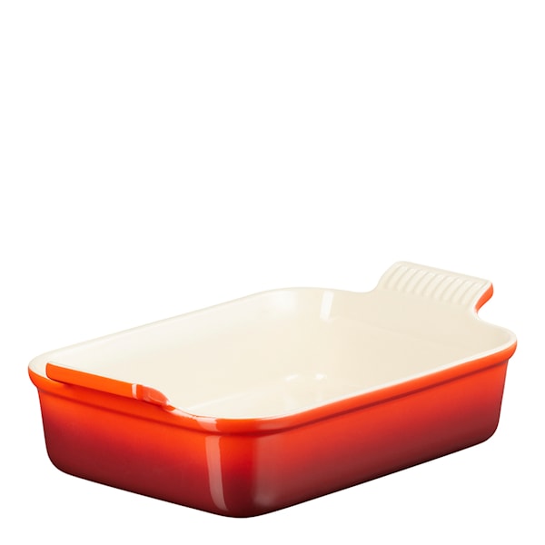 Heritage Rektangulär Form 32 cm Cerise