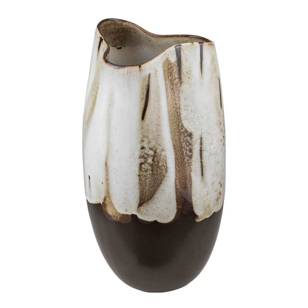 Mette Ditmer By Hand Curve Maljakko 38,5 cm Offwhite