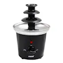 Chokladfontän 292994 i rostfritt stål 32W svart