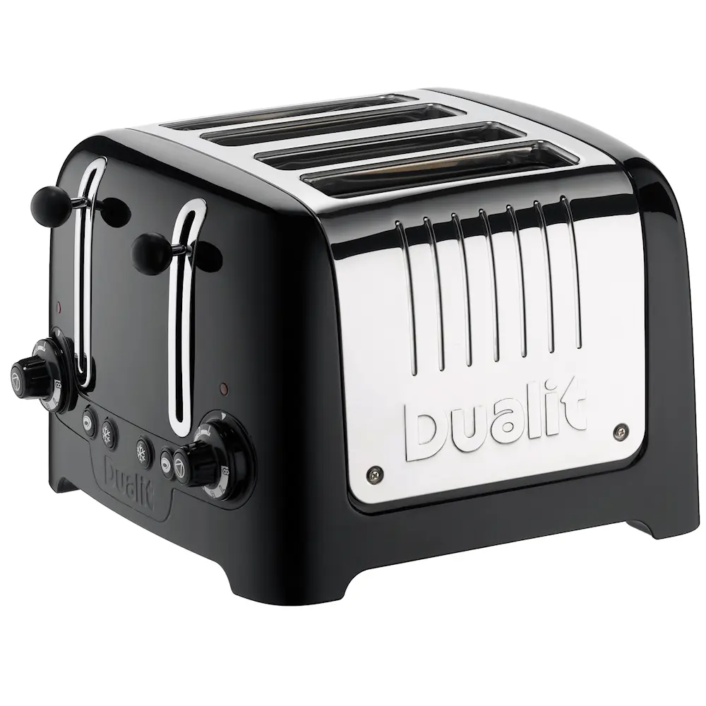 Leivänpaahdin Lite 4 viipaletta Musta