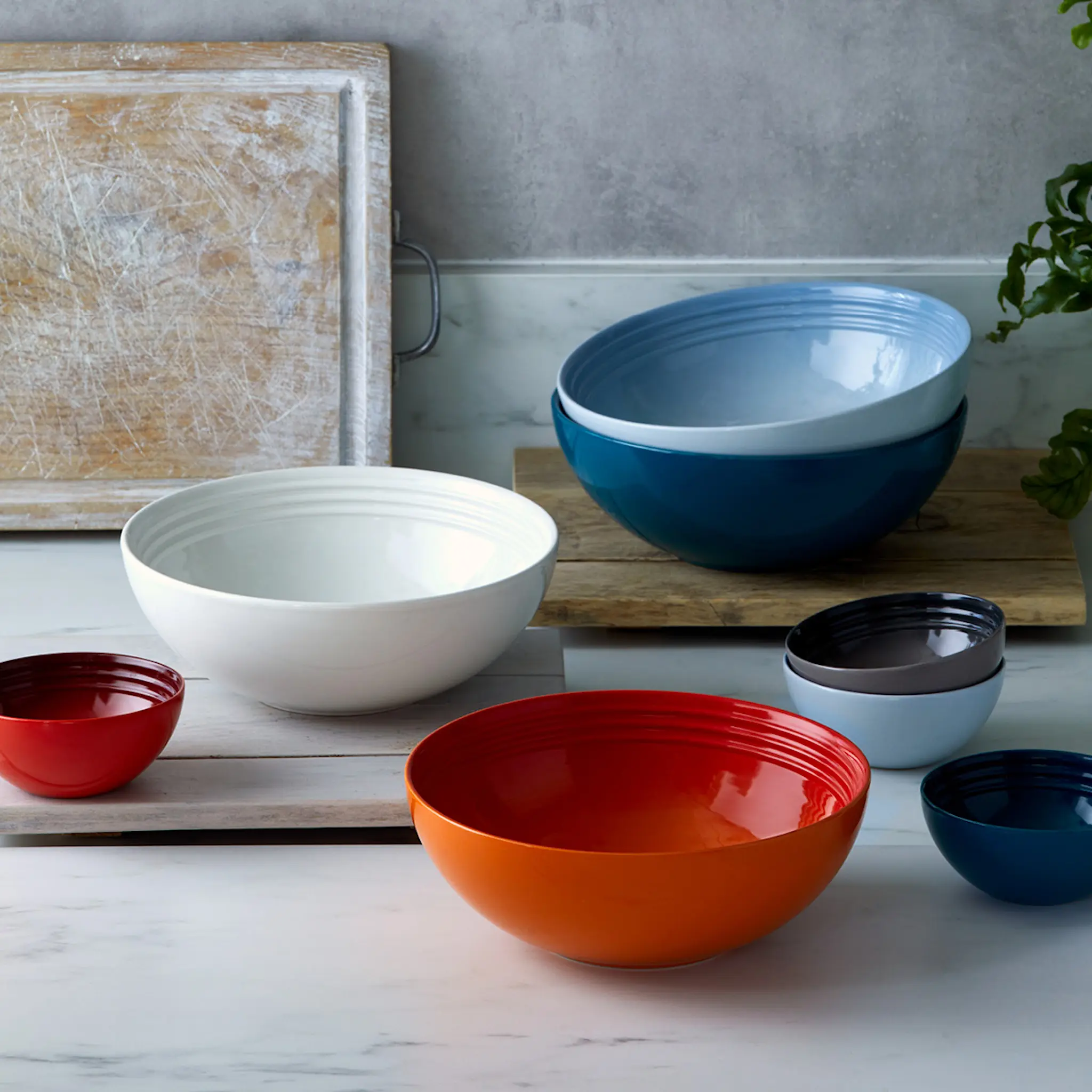 Le Creuset Signature serveringsskål 24 cm 2,2 L white