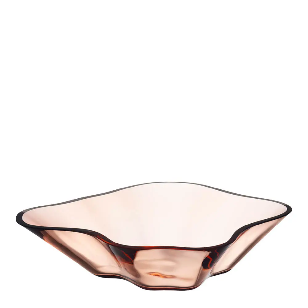 Aalto Blomster skål 27,9x7,5 cm rio brun