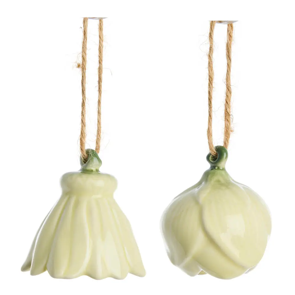 Dehlia Riippukoriste kukka 4,5 cm 2 kpl Keltainen