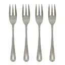 Mora tårtgaffel 15 cm 4-pack silverfinish