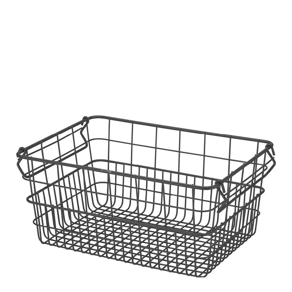 Kago lagringskurv 37x27x17 cm firkantet antrasitt