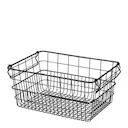 Kago förvaringskorg 37x27x17 cm fyrkantig antracit