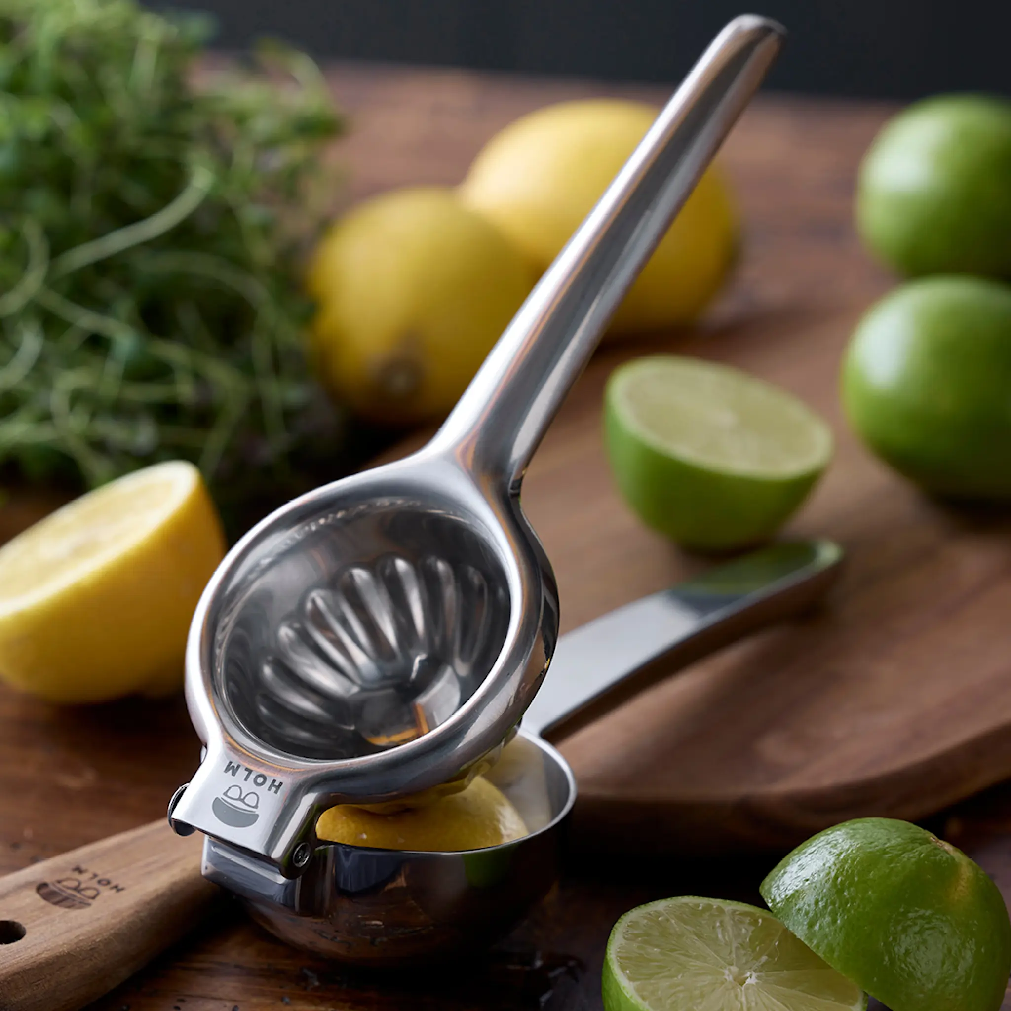 Holm Citruspress 21,5x7,5 cm rostfritt stål