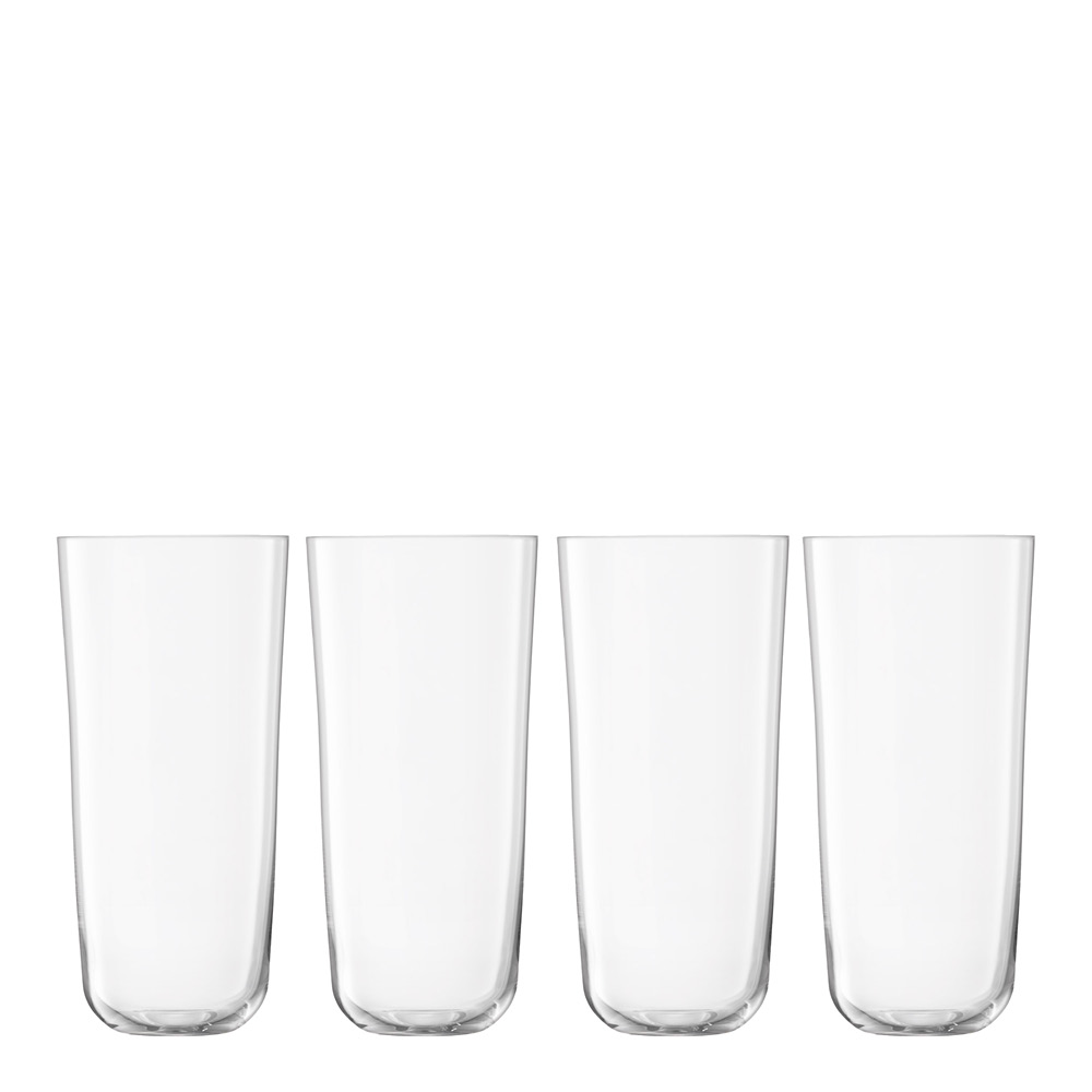 LSA International - Arc Longdrink Lasi 55 cl 4 kpl Kirkas