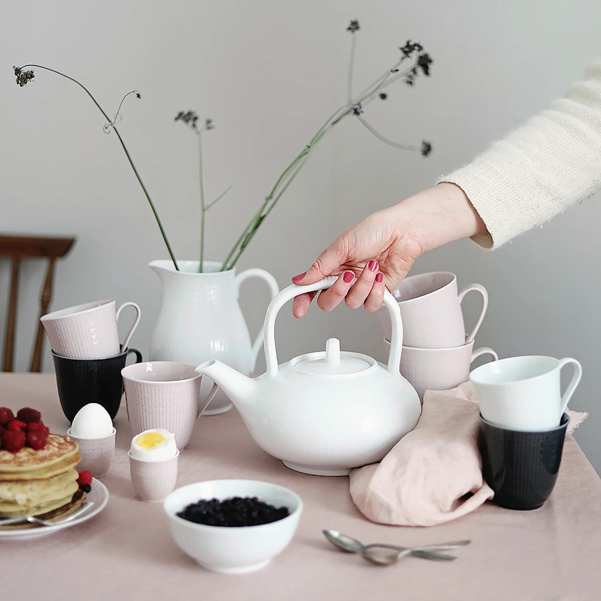 Rörstrand Swedish Grace Mugg 30 cl Snö