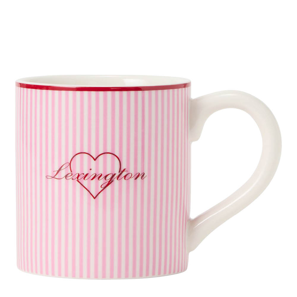 Lexington Valentine's mugg 42 cl rosa/vit/röd