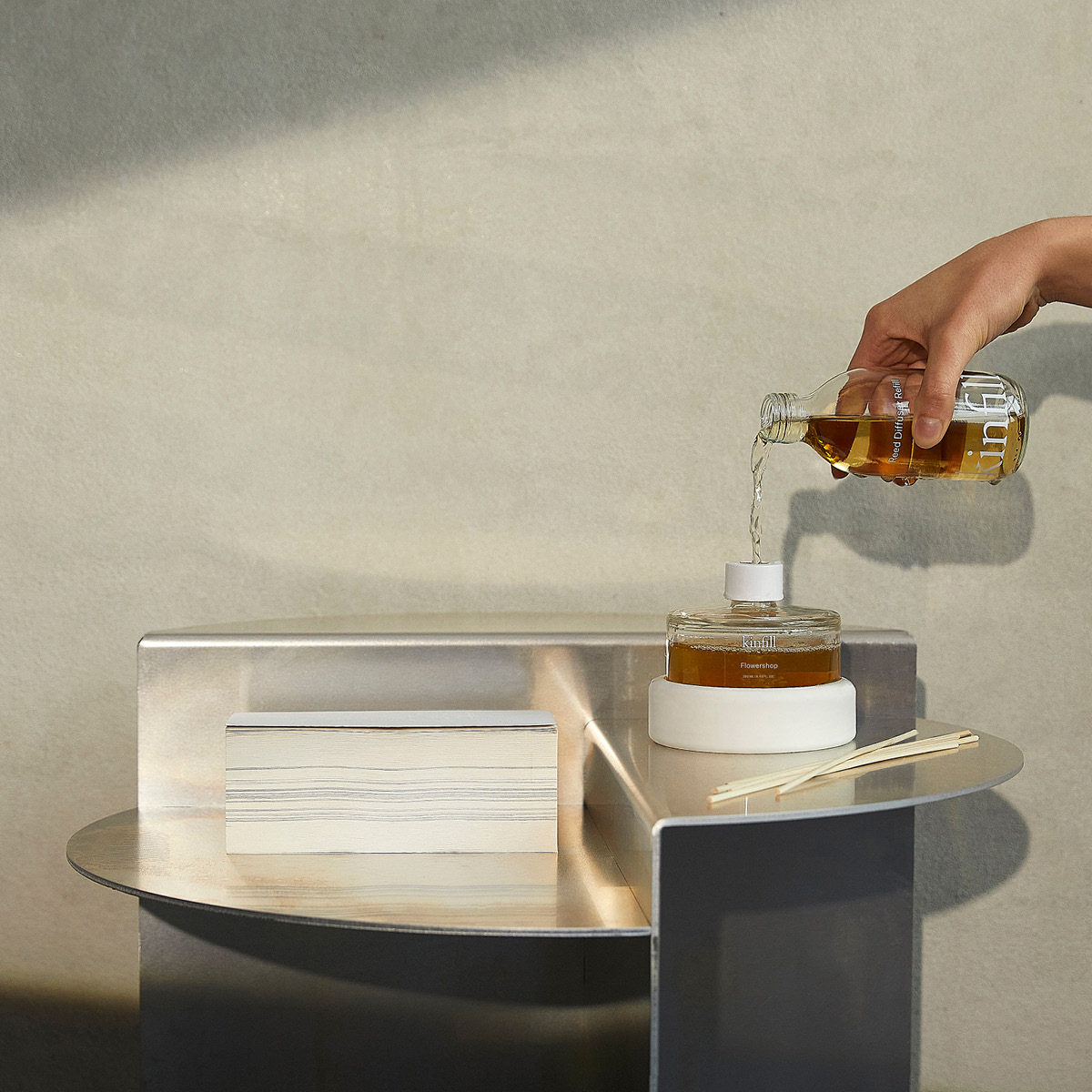 Kinfill Startkit Reed diffuser 250 ml flowershop