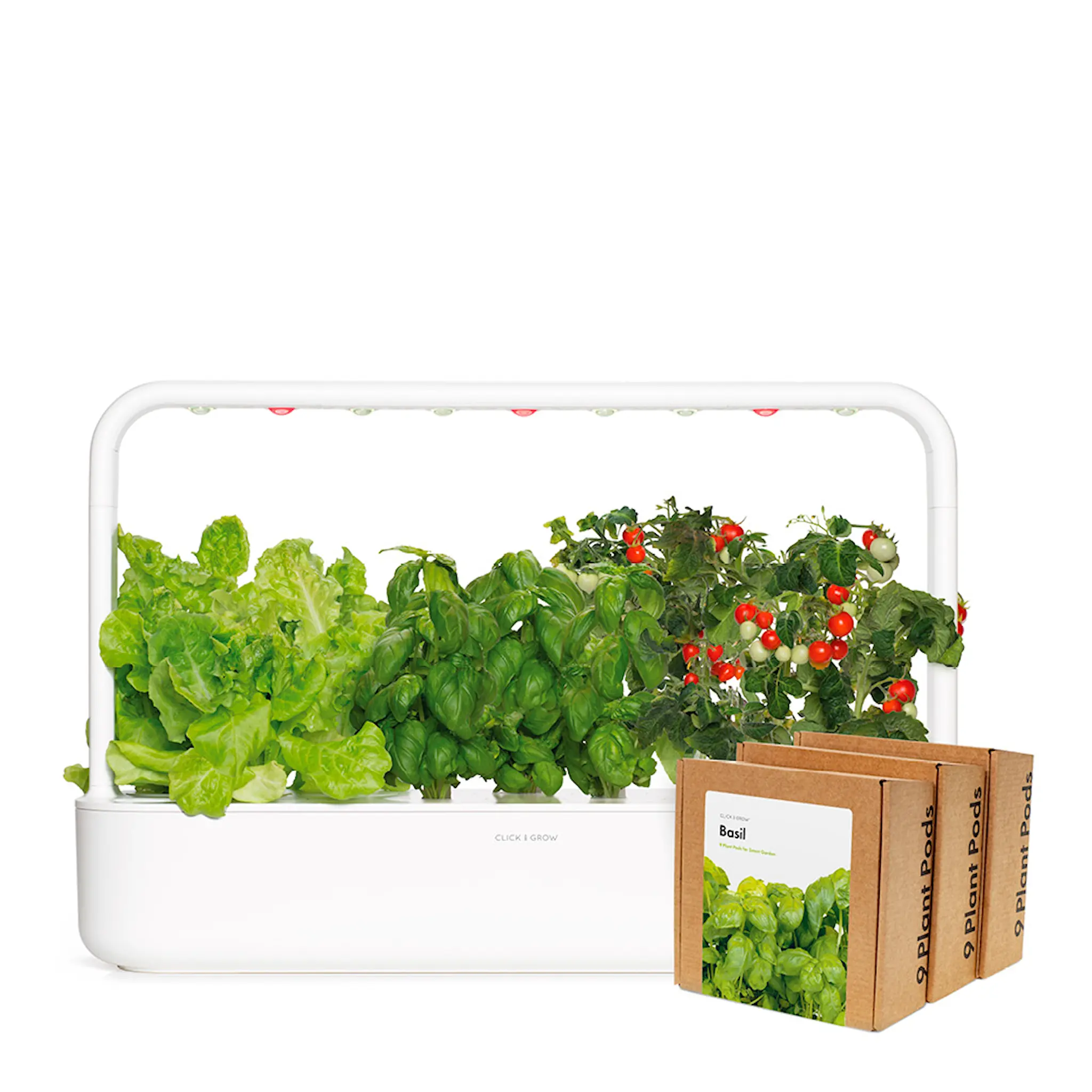 Click & Grow Smart Garden 9 startpaket vit