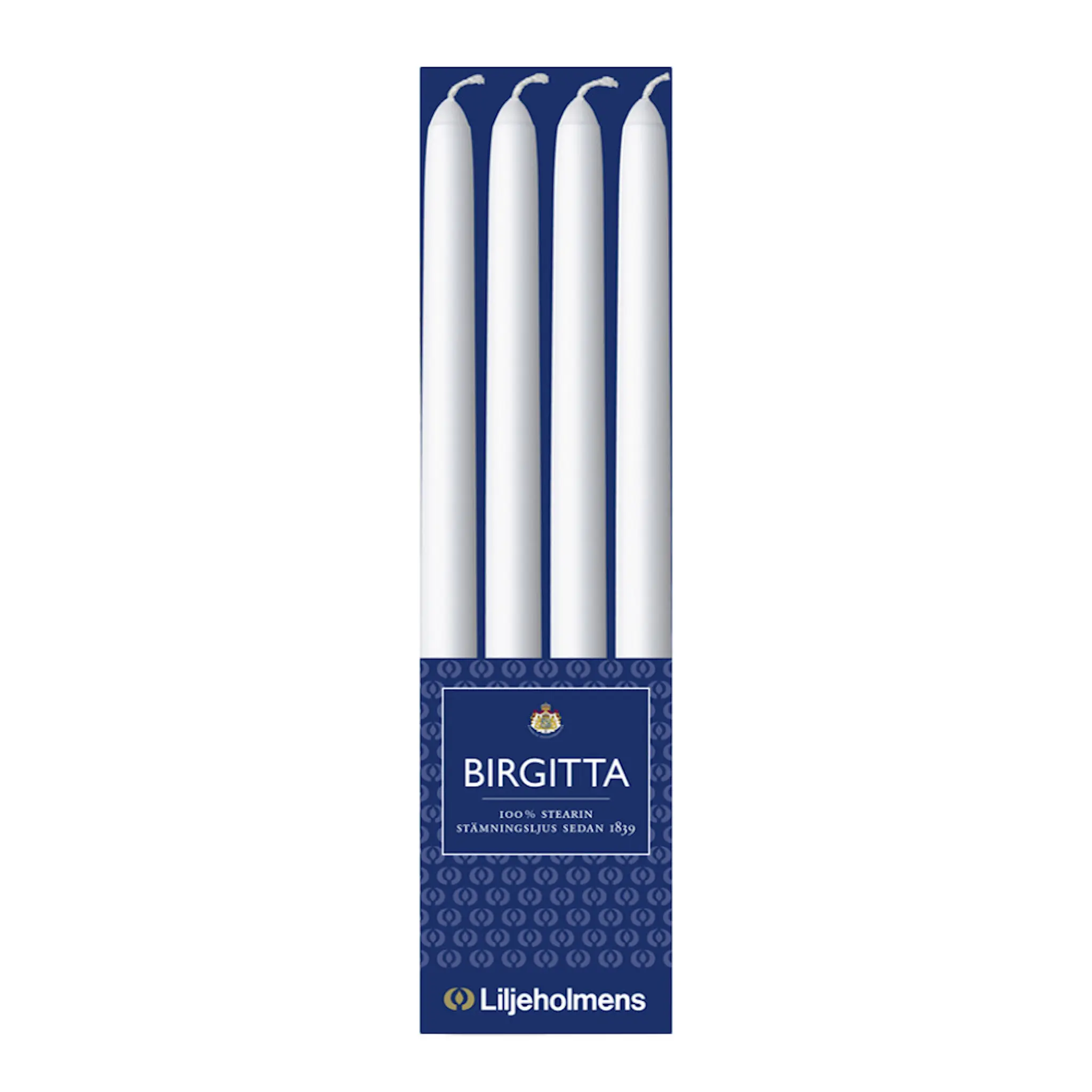 Liljeholmens Birgittaljus 22,2 cm 4-pack vit