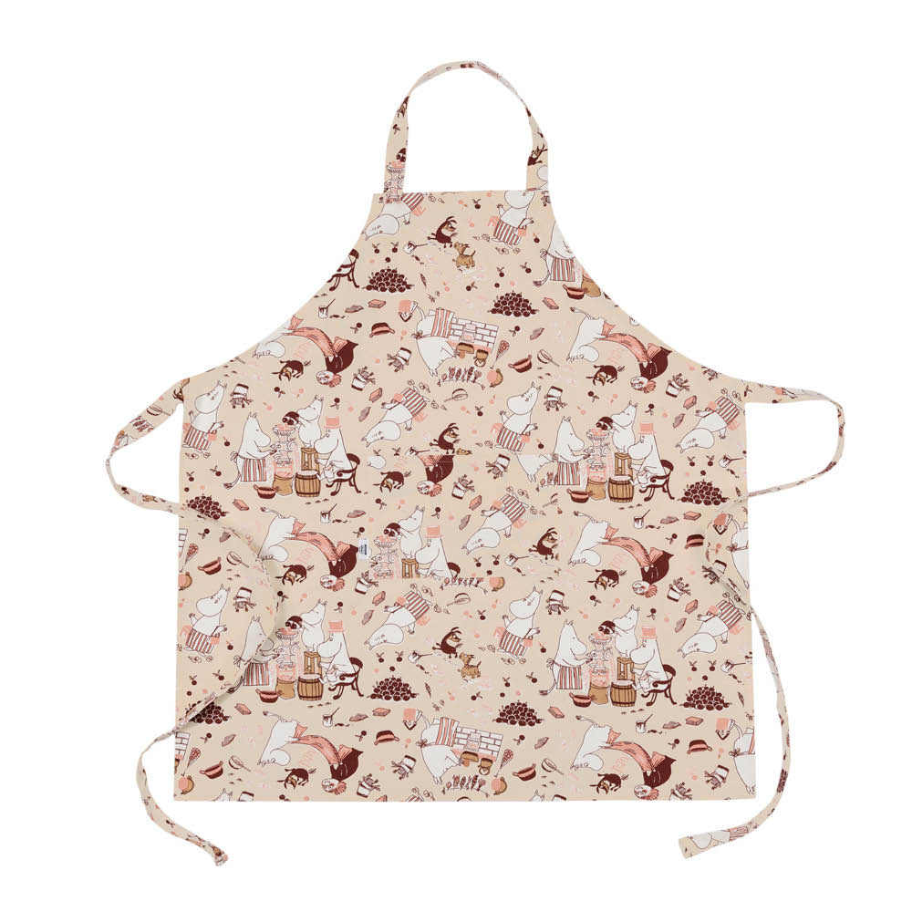 Moomin Arabia Muumi Esiliina Siivouspuuhissa