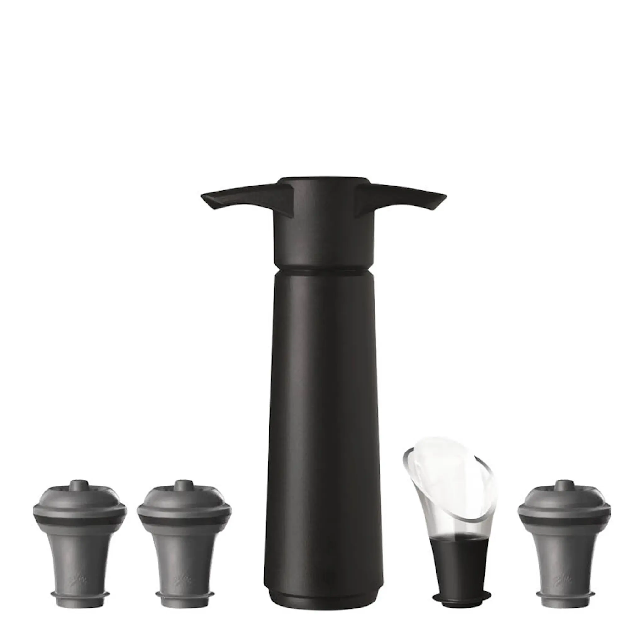 Vacu Vin Viinin tarjoilusetti 5 osaa Musta