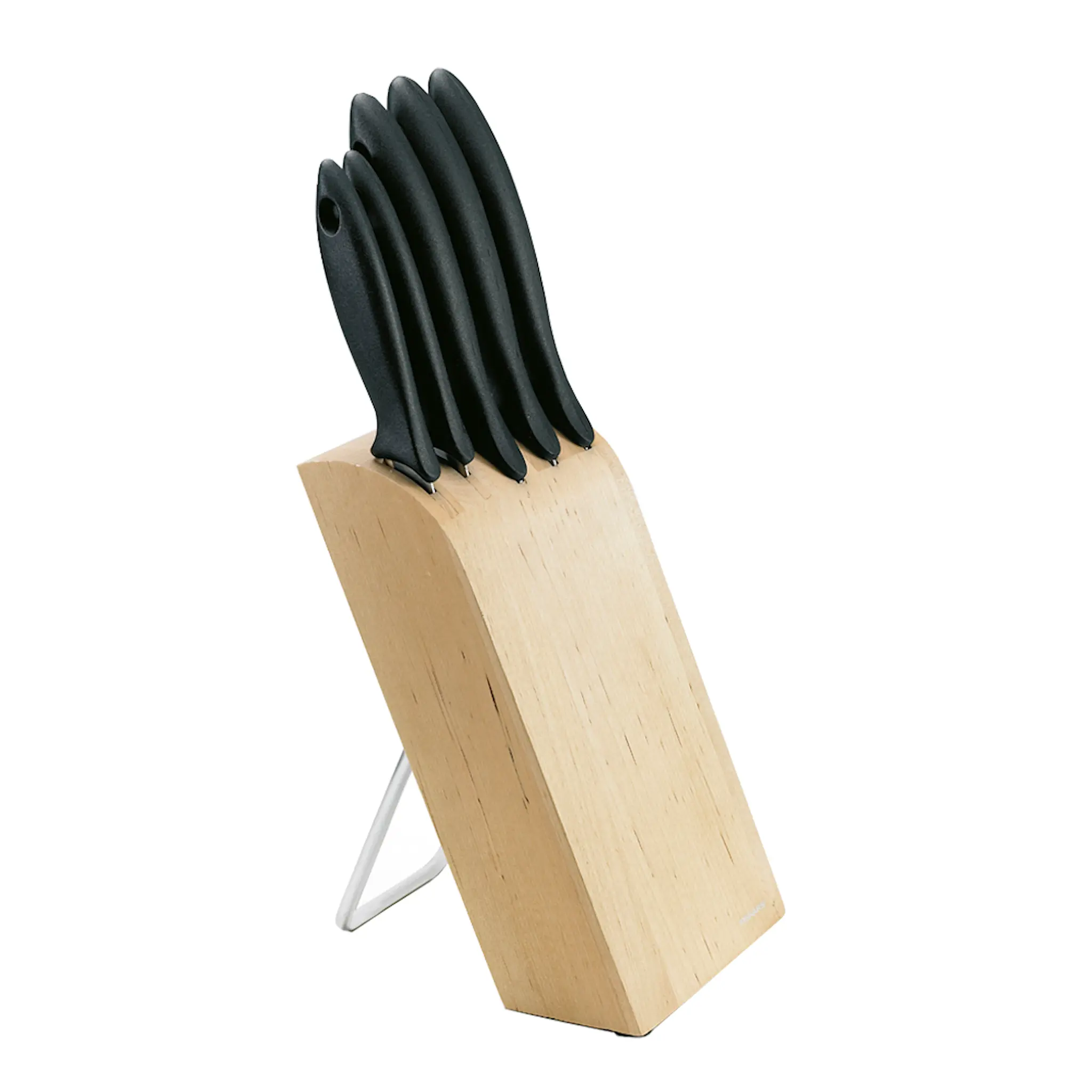 Fiskars Essential Knivblock med 5 Knivar