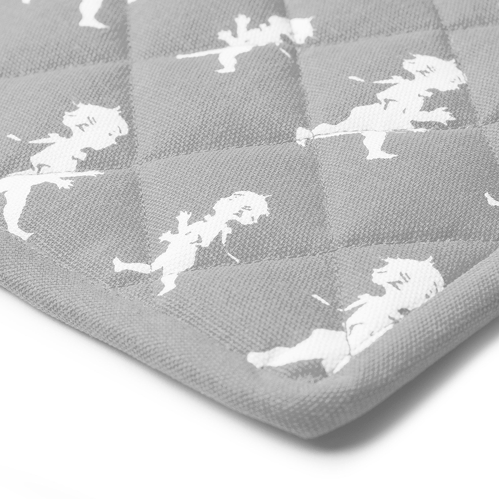 SOLSTICKAN Grytlapp 22x22 cm Grå