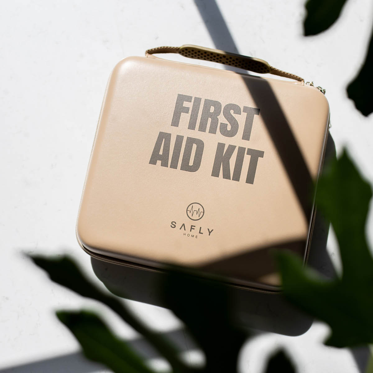 Safly Första hjälpen-låda medium 15x19 cm sand