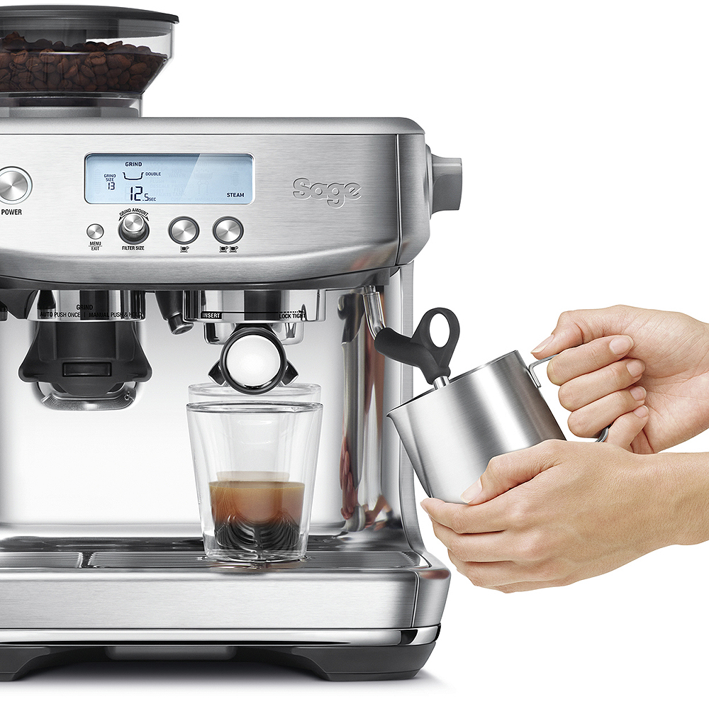 Sage Barista Pro SES878BSS espressomaskin 2L stål