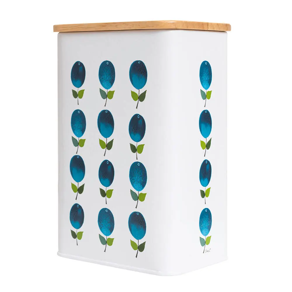 Prunus Kahvipurkki 11x8x17 cm Sininen