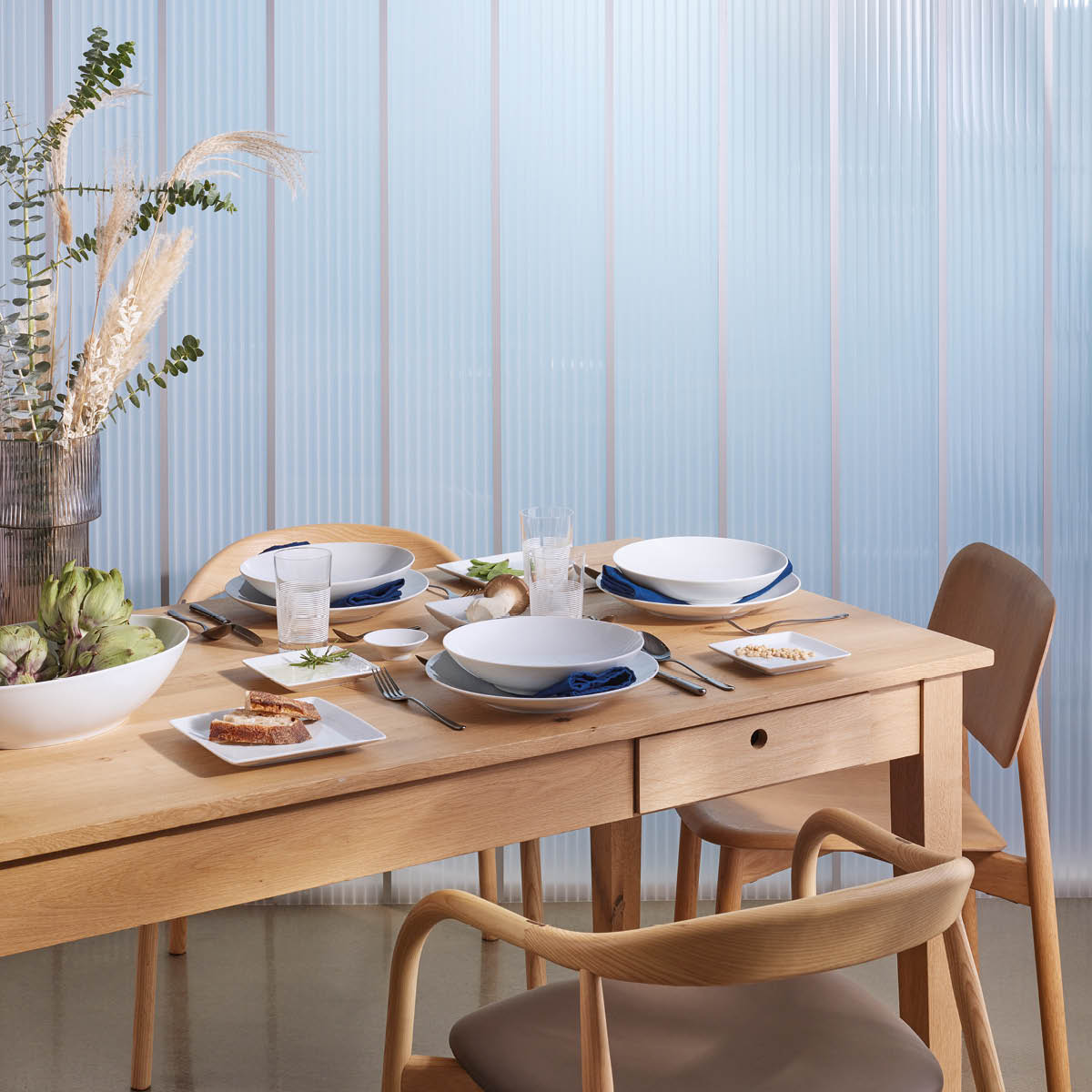 Thomas Loft dyp tallerken 24 cm hvit