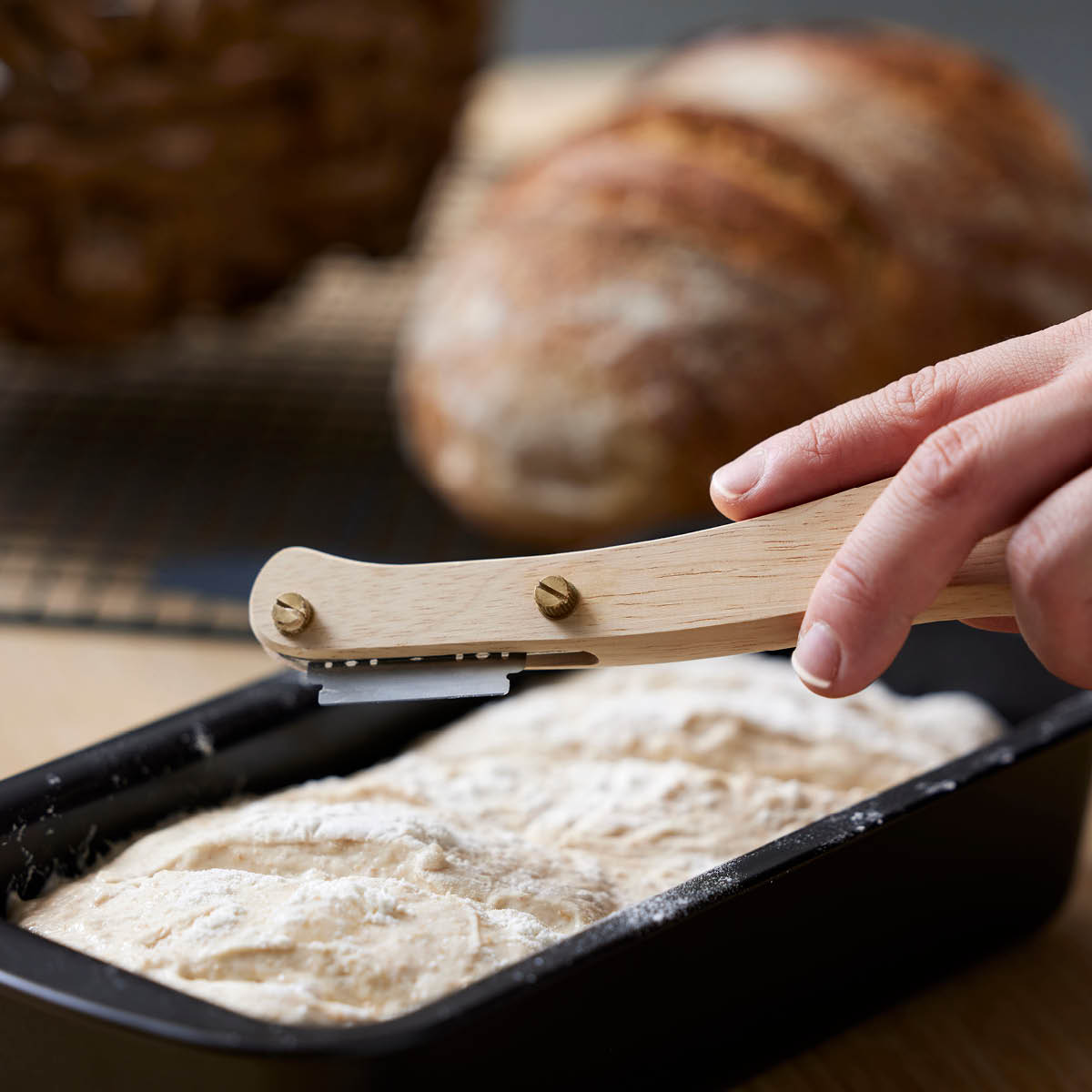 Blomsterberg Deigsnitter 19,3 cm eik