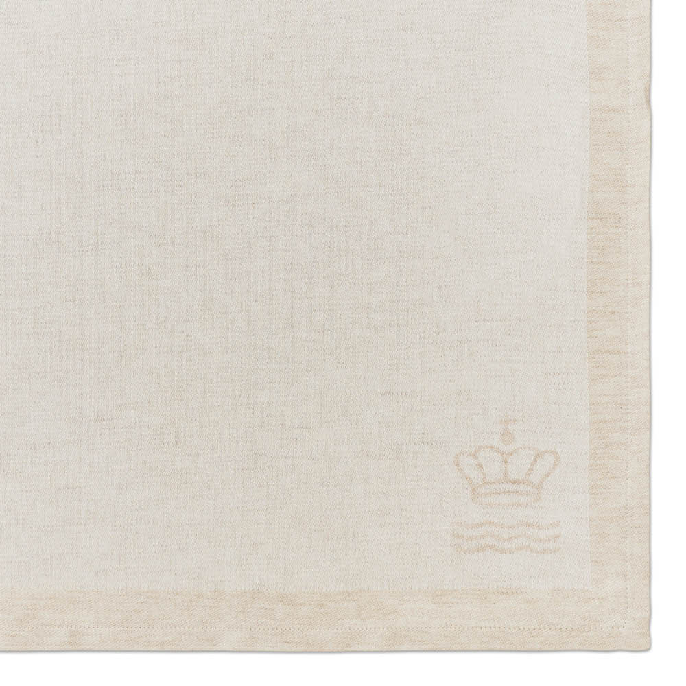 Royal Copenhagen Waves servett 44x44 cm 2-pack vit