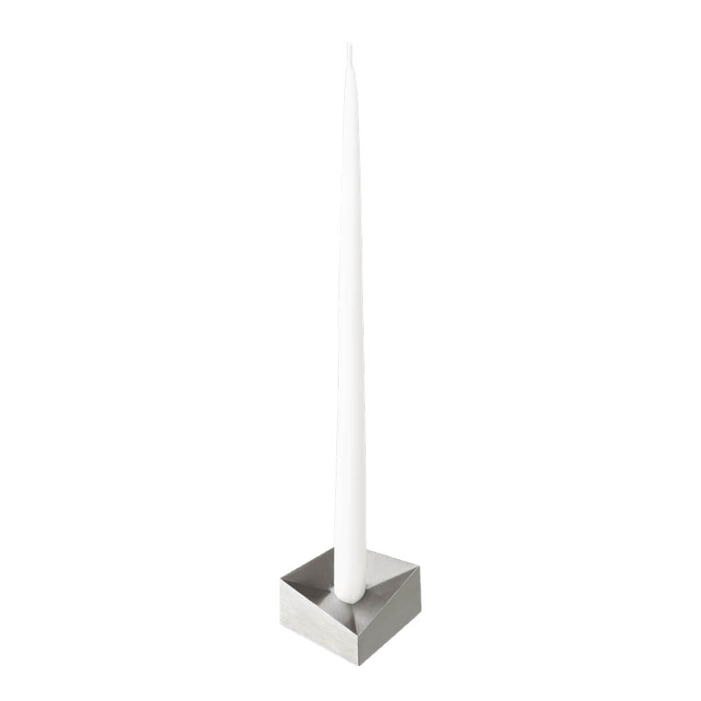 Stoff Nagel - Reflect kynttilänjalka pieni 2,7x4,5 cm harjattu kromi
