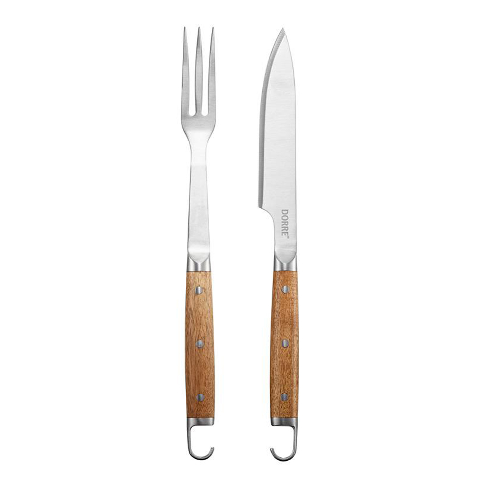 Dorre BBQ-set Gaffel/Kniv Akacia