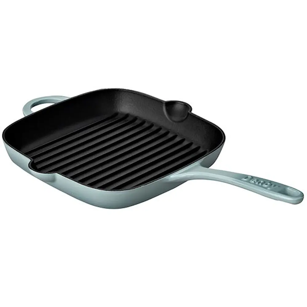 Pavilion støpejernspanne 24 cm blå