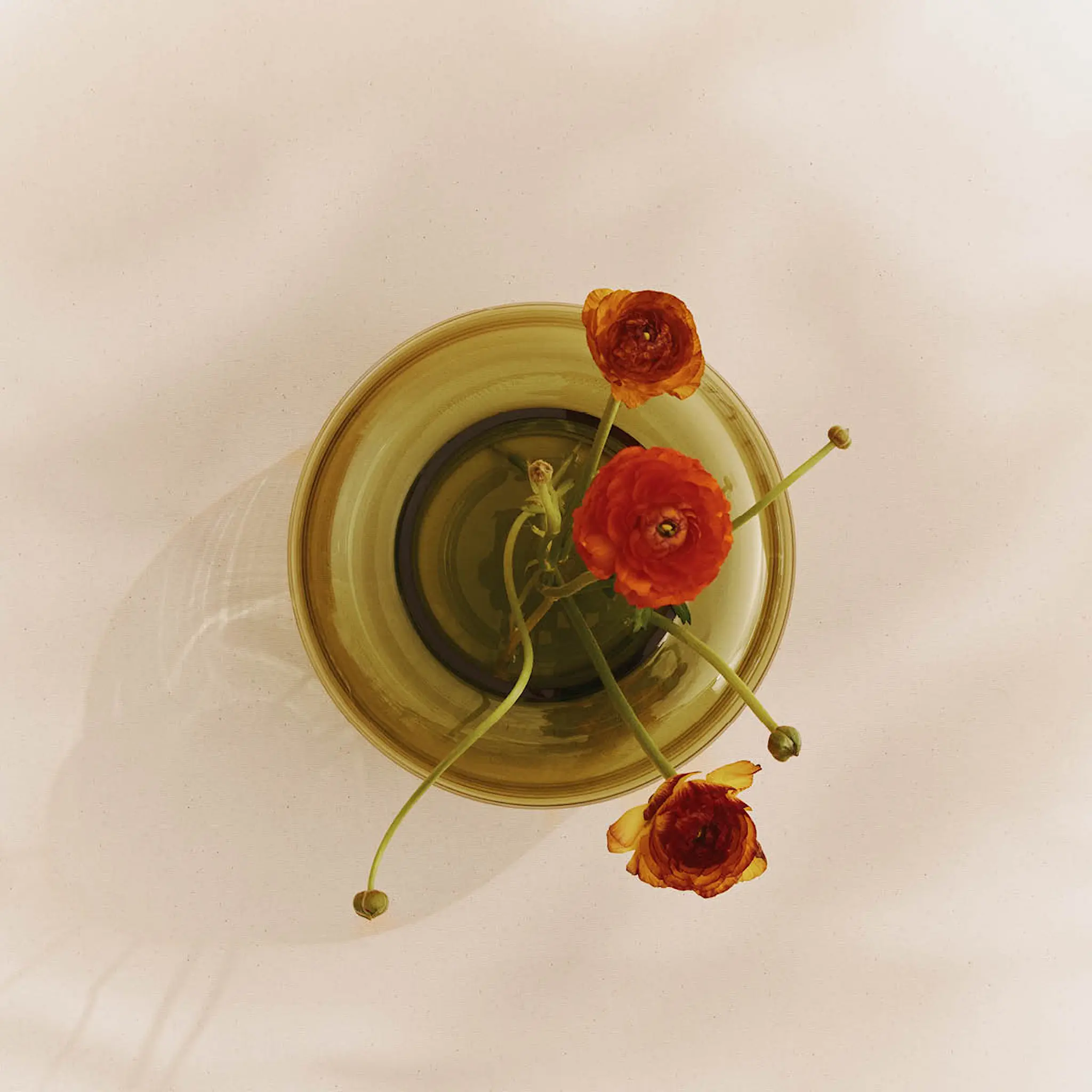 Marimekko Urna vase 21 cm oliven