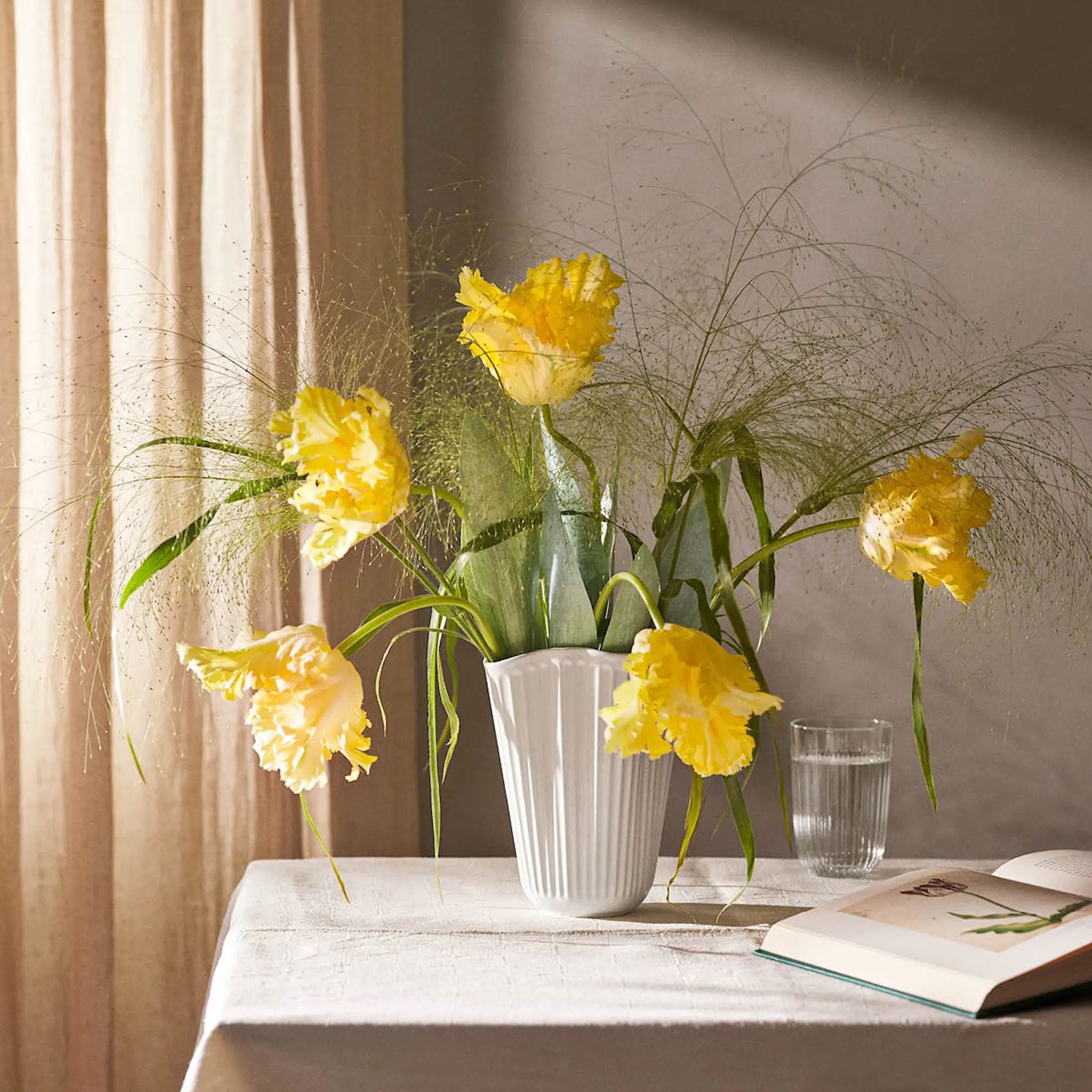 Kähler Hammershøi Unfold vas 20,5 cm vit