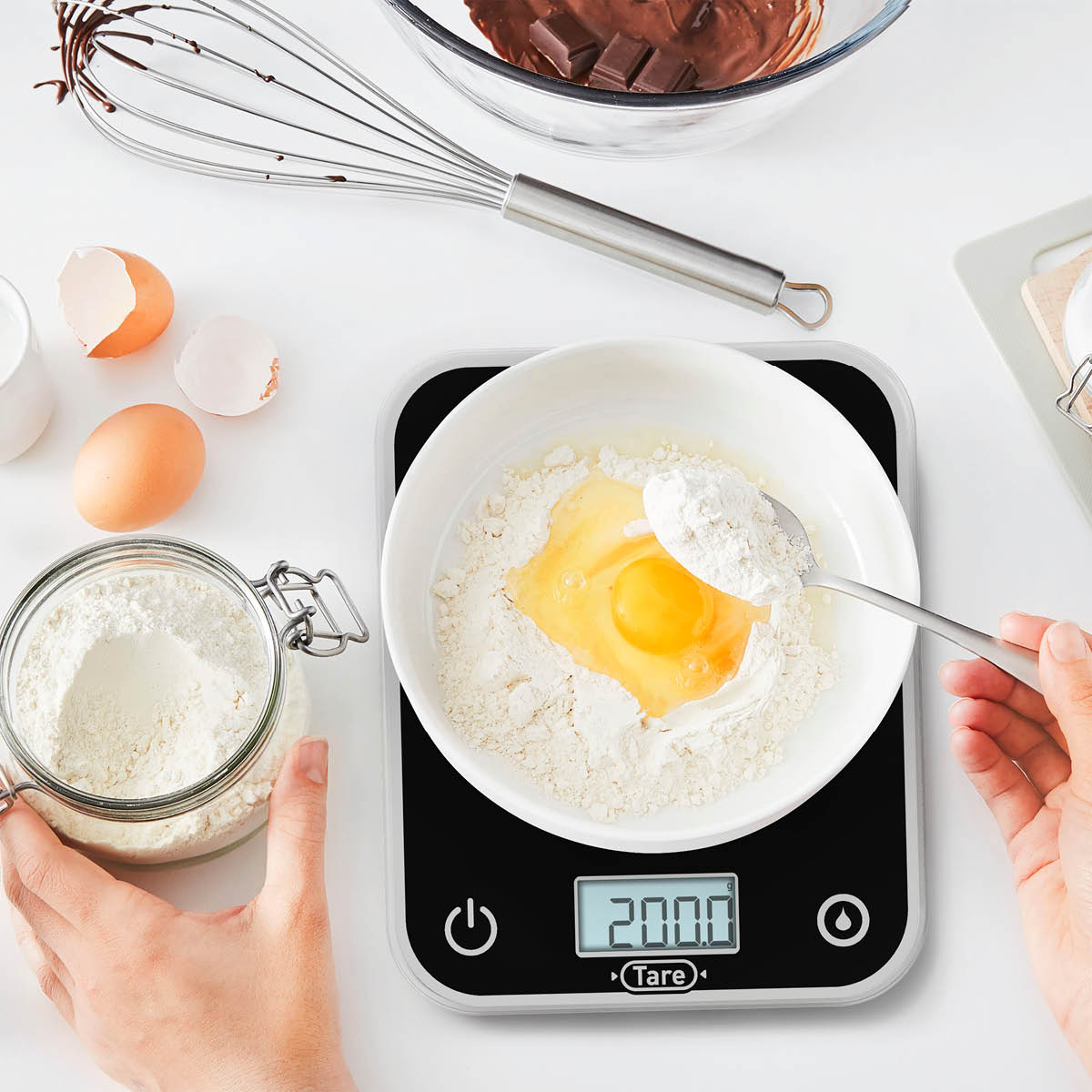 Tefal Optiss keittiövaaka 5 kg musta