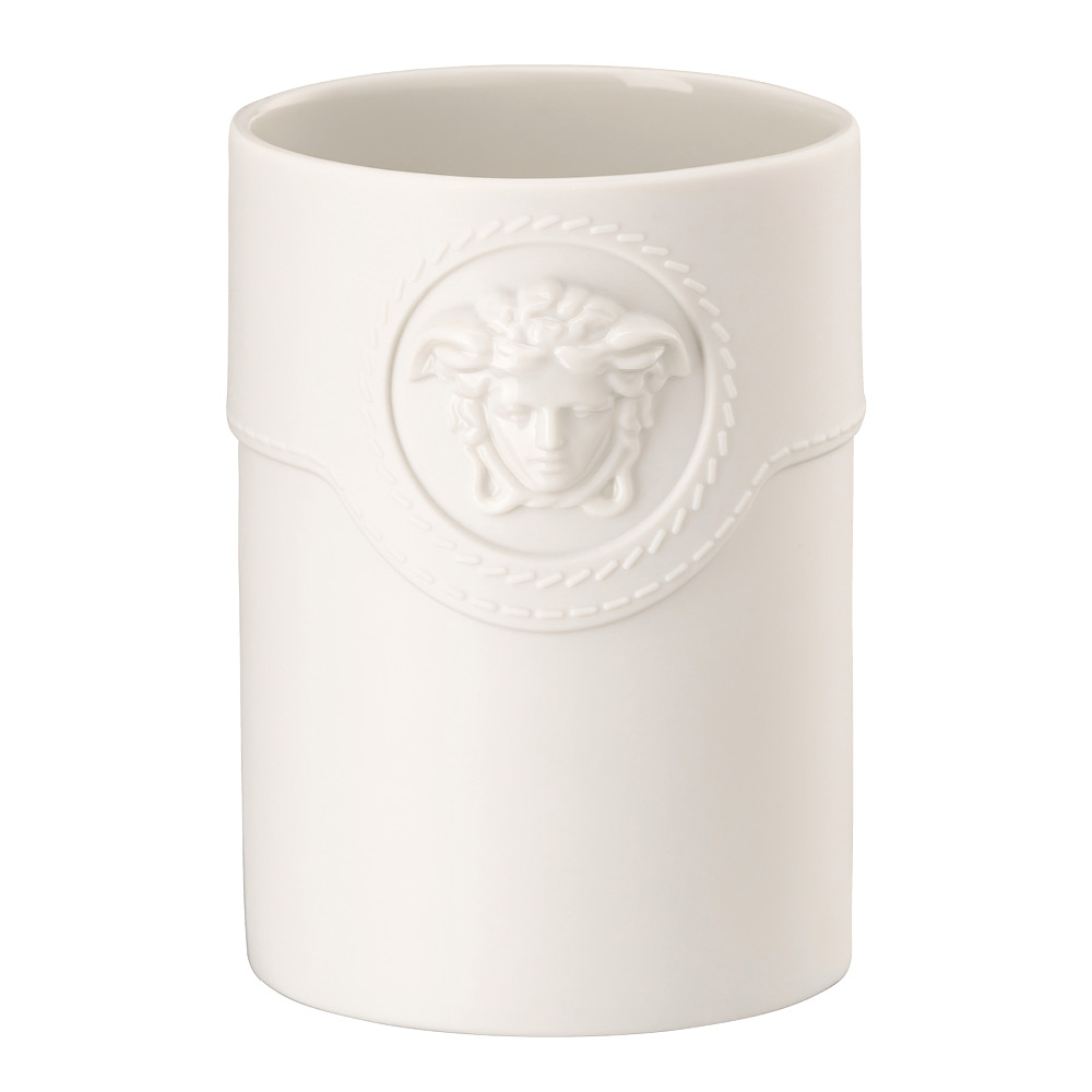 Versace La Medusa Mini vas 10 cm vit